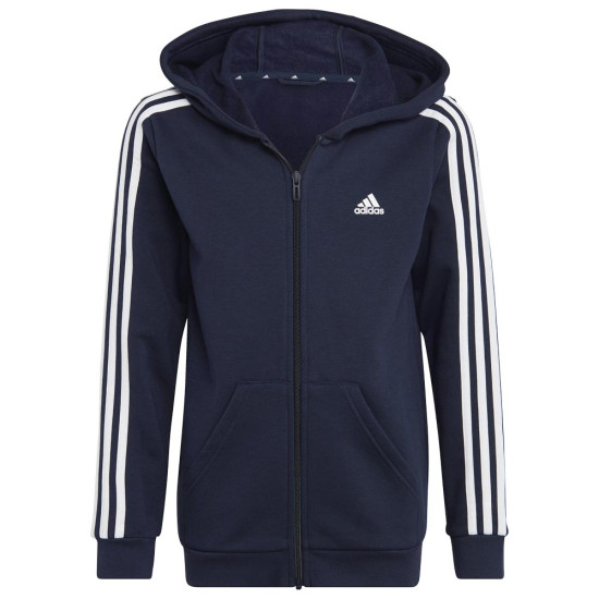 Adidas Παιδική ζακέτα U Essentials 3-Stripes Fleece Full-Zip Hoodie